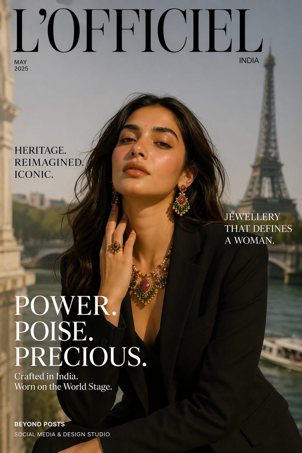 Editorial cover concept — jewellery